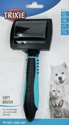 TRIXIE CEPILLO SUAVE PERROS, GATOS Y CONEJOS 7x16CM1