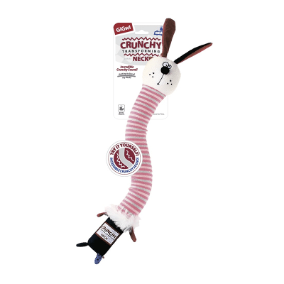 GIGWI PLUSH FRIENDZ CRUNCHY NECK CONEJO S1