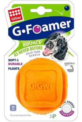 GIGWI G-FOAMER BOUNCE BALL ORANGE