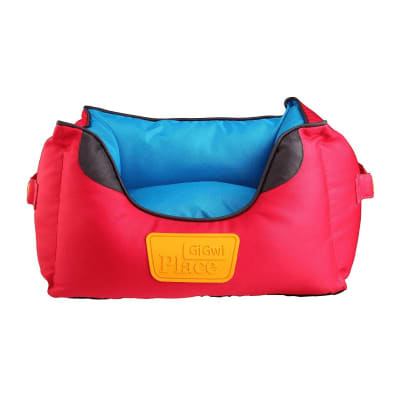 GIGWI PLACE CAMA CUADRADA BLUE AND PINK TALLAS M/L