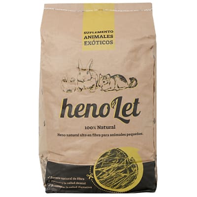 HENO LET SUPLEMENTO FIBRA ANIMALES PEQUEÑOS 1KG