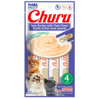 CHURU CAT SABOR ATÚN CON ALMEJA 56GR