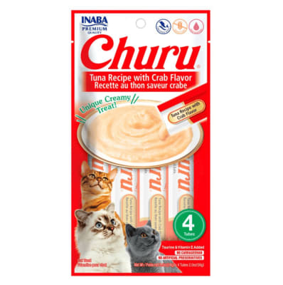 CHURU CAT SABOR ATÚN CON CANGREJO 56GR