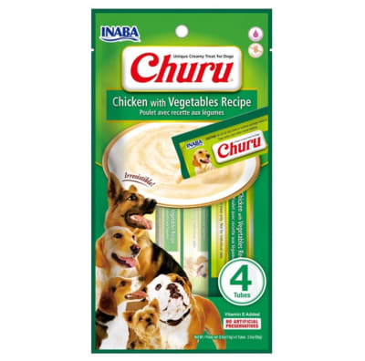 CHURU DOG SABOR POLLO CON VEGETALES 56G