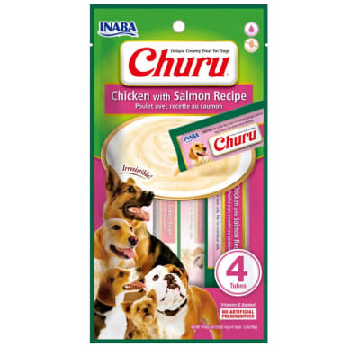 CHURU DOG SABOR POLLO CON SALMÓN 56GR