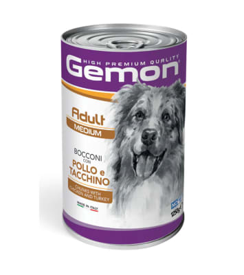 GEMON DOG ADULT POLLO + PAVO 1.250 GR