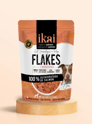 IKAI FLAKES DE SALMON PARA PERRO 40GR1