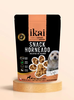 IKAI SNACK HORNEADO SALMON PERRO 113GR