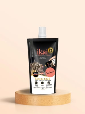 IKAI MOUSSE GATO SALMÓN/CANGREJO/CAMARÓN 60 GR1