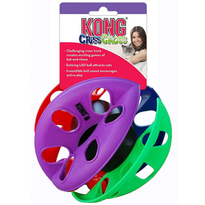 KONG CAT CRISS CROSS | PELOTA LUZ LED1