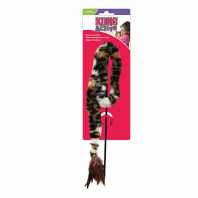 KONG CAT SWIZZLE BIRD PLUMAS REALES