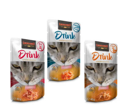 LEONARDO DRINK SALMÓN/BEEF/PATO 40GR