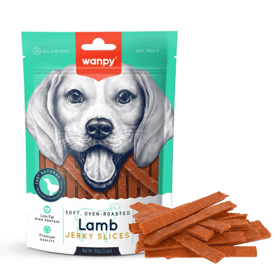 WANPY PERRO SOFT LAMB JERKY SLICE 100GR