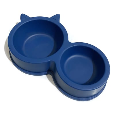 PLATO COMEDERO DOBLE OREJAS DE GATO