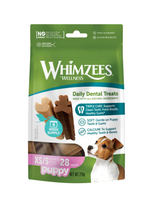 WHIMZEES DAILY DENTAL CARE STICK DE DIENTES PUPPY TALLA S 28UN