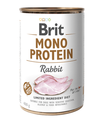 BRIT MONO PROTEIN CONEJO 400GR