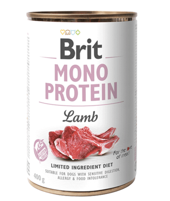 BRIT MONO PROTEIN CORDERO 400GR