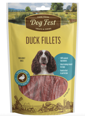 DOG FEST FILETES DE PATO 90GR1