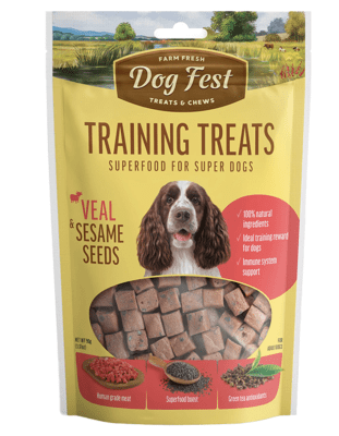 DOG FEST SNACK DE ENTRENAMIENTO CARNE/CONEJO/PAVO 90GR1