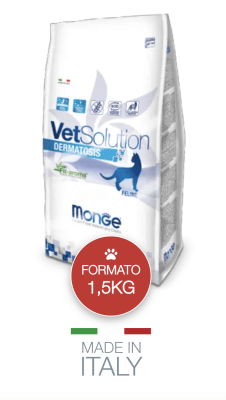 MONGE VET SOLUTION GATO DERMATOSIS 1.5KG