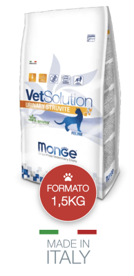 MONGE VET SOLUTION GATO URINARY STRUVITE 1.5KG