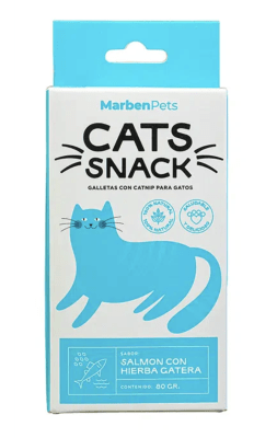 CATS SNACK SALMÓN CON HIERBA GATERA 80GR