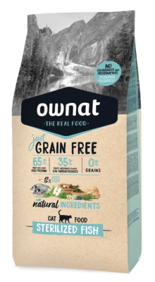 OWNAT GF GATO ESTERELIZADO PESCADO 1KG