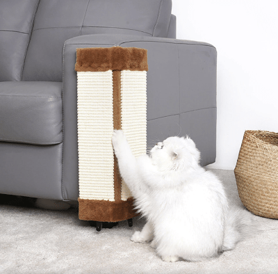 RASCADOR GATO ESQUINERO GRIS/CAFÉ1