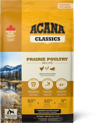 ACANA DOG CLASSICS PRAIRE POULTRY (TODAS LAS EDADES Y RAZAS) 2KG / 9.7KG
