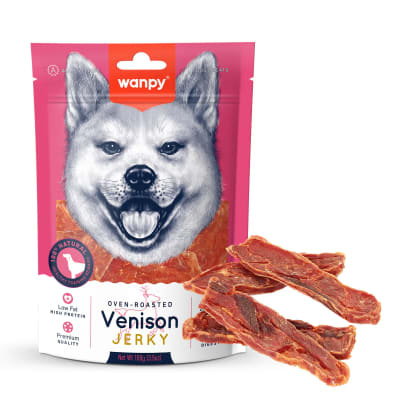 WANPY PERRO VENISON JERKY 100GR