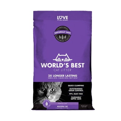 WORLD'S BEST CAT LITTER MULTICAT LAVANDA 3,18KG/6,35KG