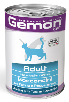 GEMON CAT ADULT TUNA + OCEAN FISH 415GR