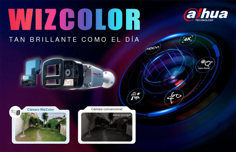 Tan Brillante como la Luz del Día: Dahua amplía su oferta de productos WizColor