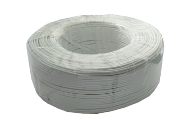 CABLE PARALELO MULTIFILAR BLANCO 2X24 AWG ROLLO 100MTS