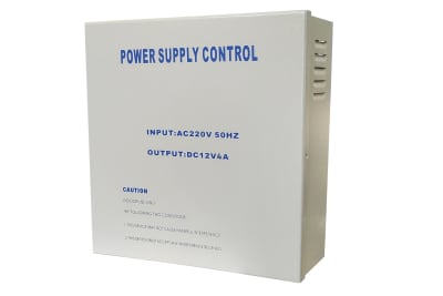 FUENTE DE PODER CON GABINETE 12 VOLTIOS 4 AMPERES  SECUKEY