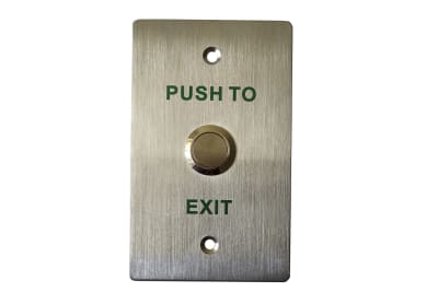 PULSADOR DE SALIDA SBUTTON7 N.O METALICO VCONN1