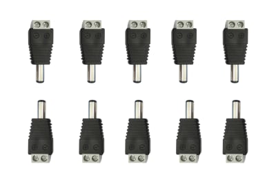 KIT 10 CONECTORES DC JACK MACHO