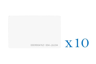 KIT 10 TARJETA DE PROX IMPRIMIBLE 125KHZ EM SCARD2 SECUKEY1