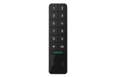 Teclado inalámbrico AJAX  KeyPad Outdoor Jeweller BLACK IP66 IK08