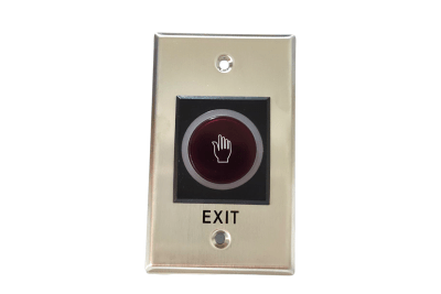 PULSADOR DE SALIDA BOTON NO-TOUCH ZKTECO 12VDC TLEB102