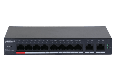 SWITCH POE 10 PUERTOS // 8 POE DAHUA DH-CS4010-8ET-110