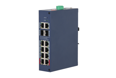 Switch PoE Dahua Reforzado 8-Port PoE + 2-Port SFP + 2-Port Uplink  DH-CHS4212-8GT-110