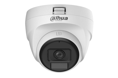 Cámara HDCVI Domo 2mp Dahua DH-HAC-T1A21-U-IL-A Smart Dual Light C/Mic