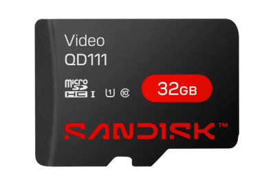 Tarjeta de Memoria Micro SD SanDisk Video 32GB C10 VD QD131
