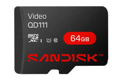 Tarjeta de Memoria Micro SD SanDisk Video 64GB C10 VD QD131