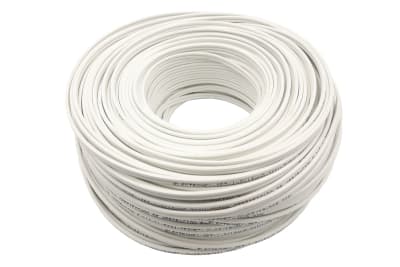 CABLE PARALELO MULTIFILAR BLANCO 2X18 AWG ROLLO 100MTS 