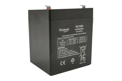BATERÍA 12 VOLTIOS 5 AMPERES  UL VC1250 VCONN