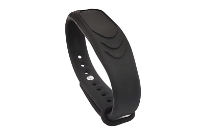 TARJETA DE PROXIMIDAD TIPO PULSERA EM 125 KHZ COLOR NEGRO