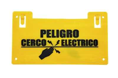 PLACA DE ADVERTENCIA PARA CERCO ELÉCTRICO JVA