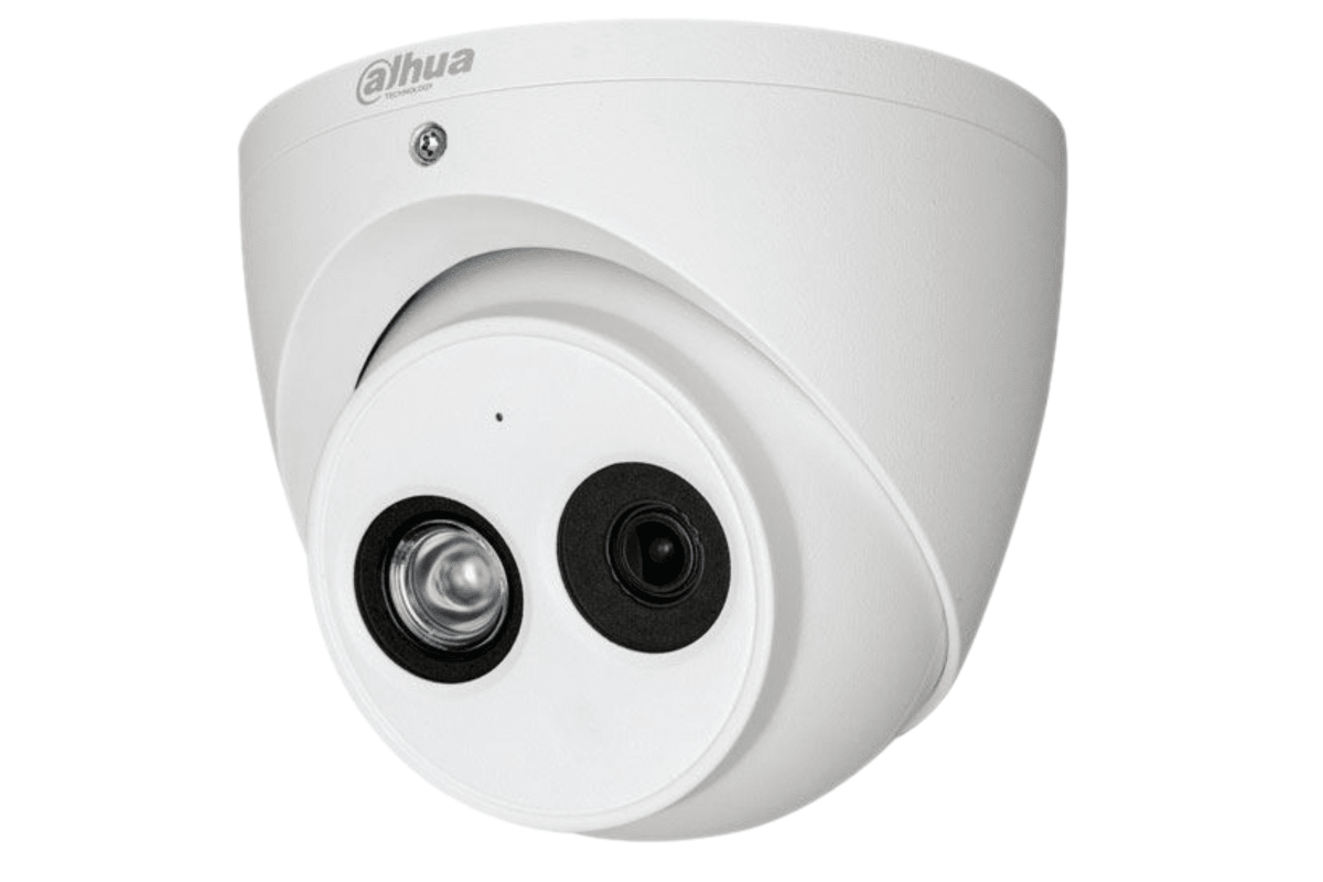 Cámara Domo HDCVI 2MP Dahua DH-HAC-HDW1200EM-A IP67 IR 50Mts C/Mic2